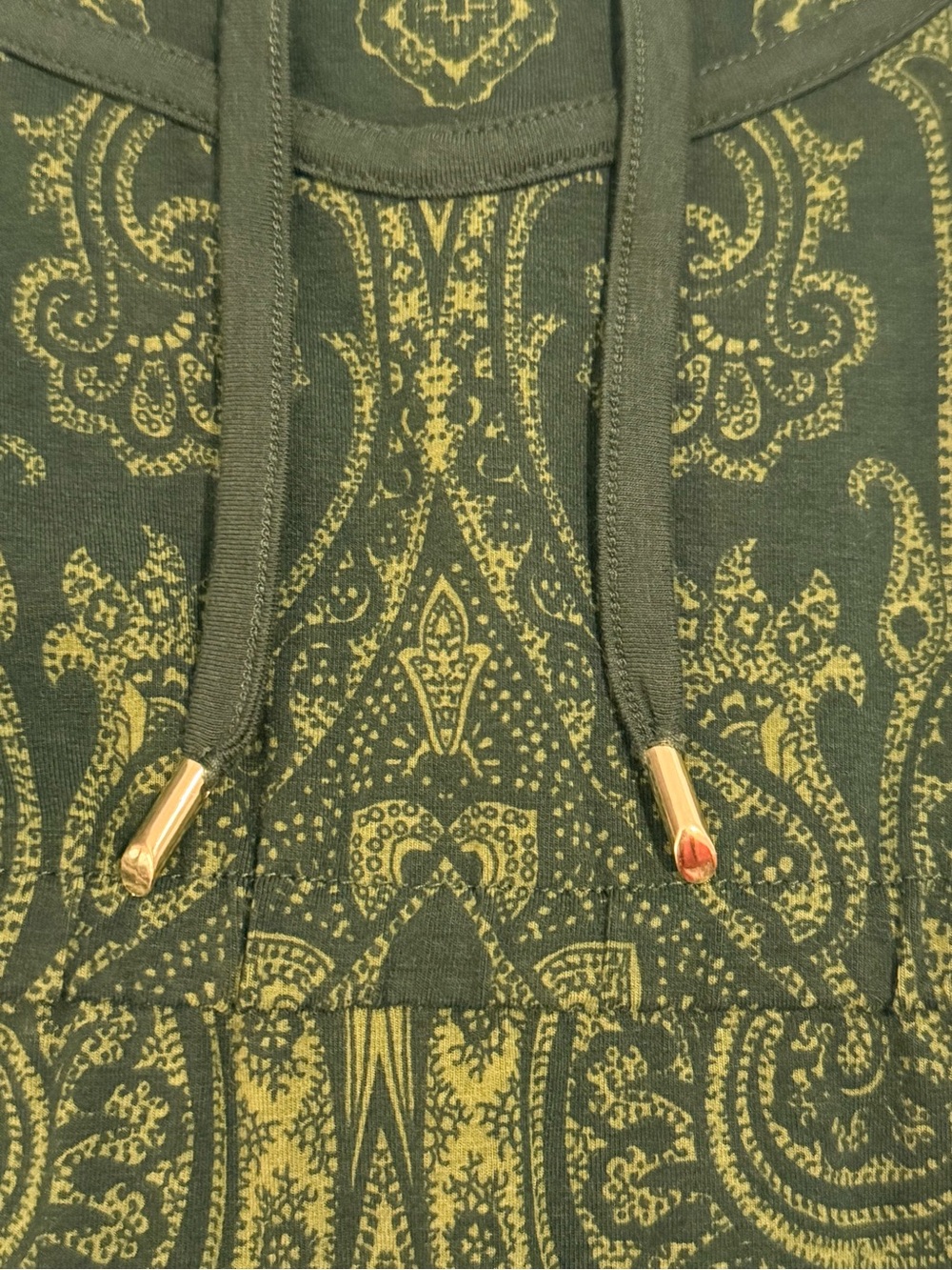 Isaac Mizrahi Green Paisley Sleeveless  Dress (M) NEW - Picture 5 of 7